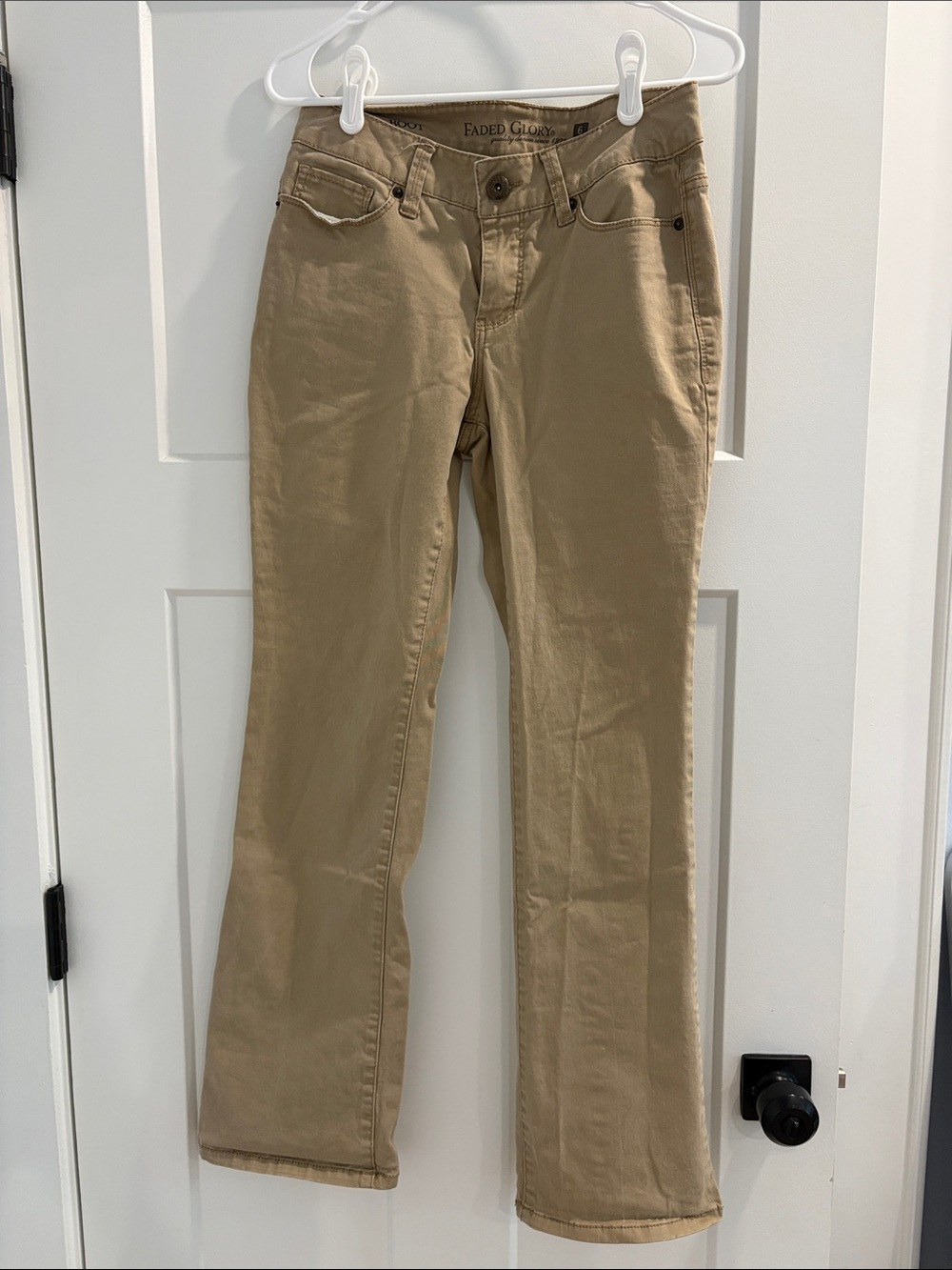 Faded Glory Women's Khaki Bootcut Pants